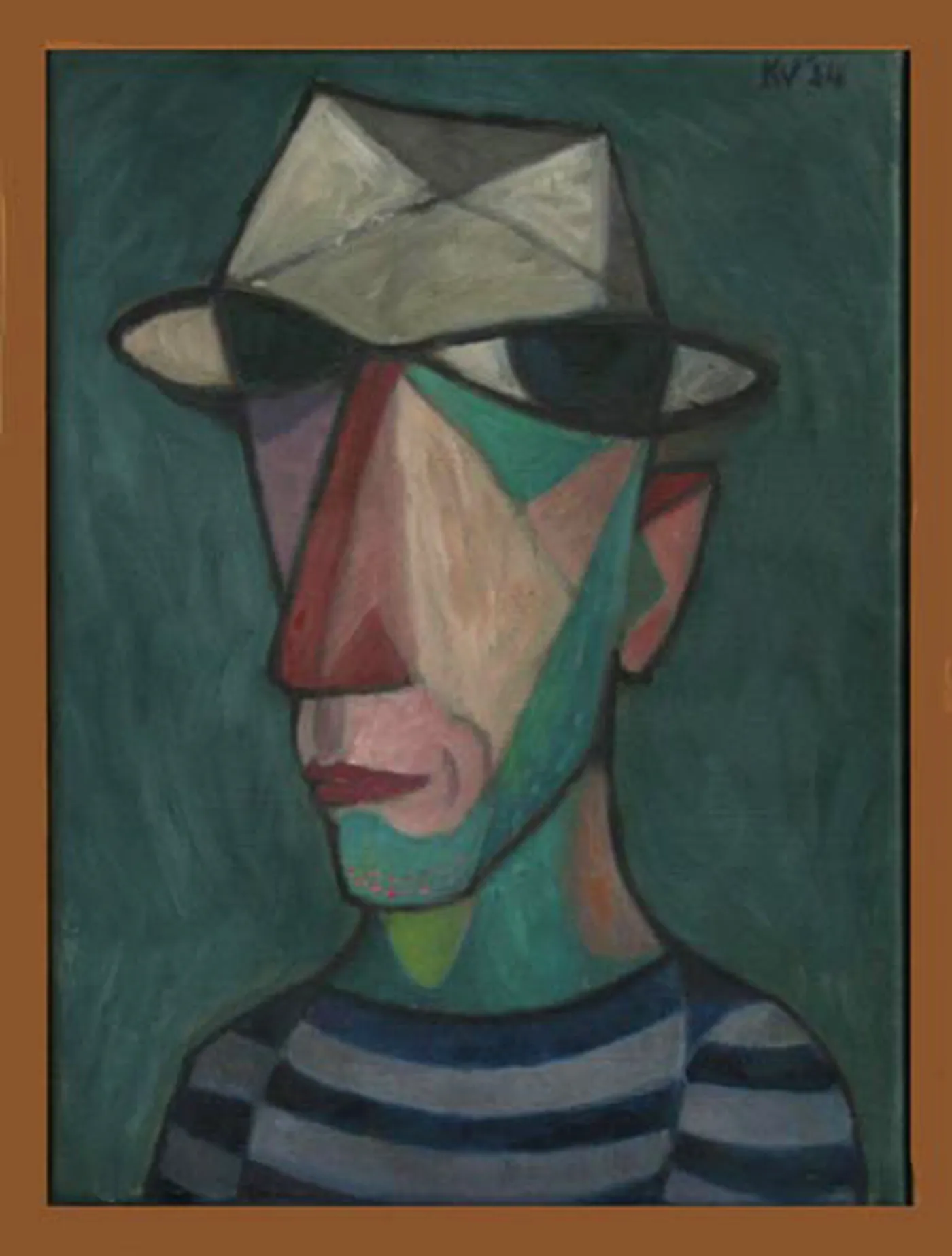 Self-Portrait with a Red Nose, 1954
