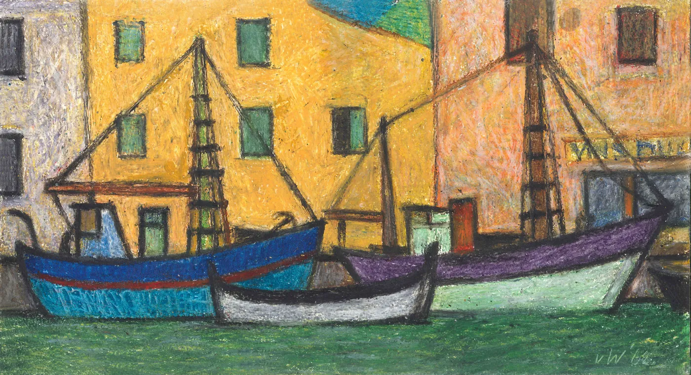 Boats in Sète, 1962