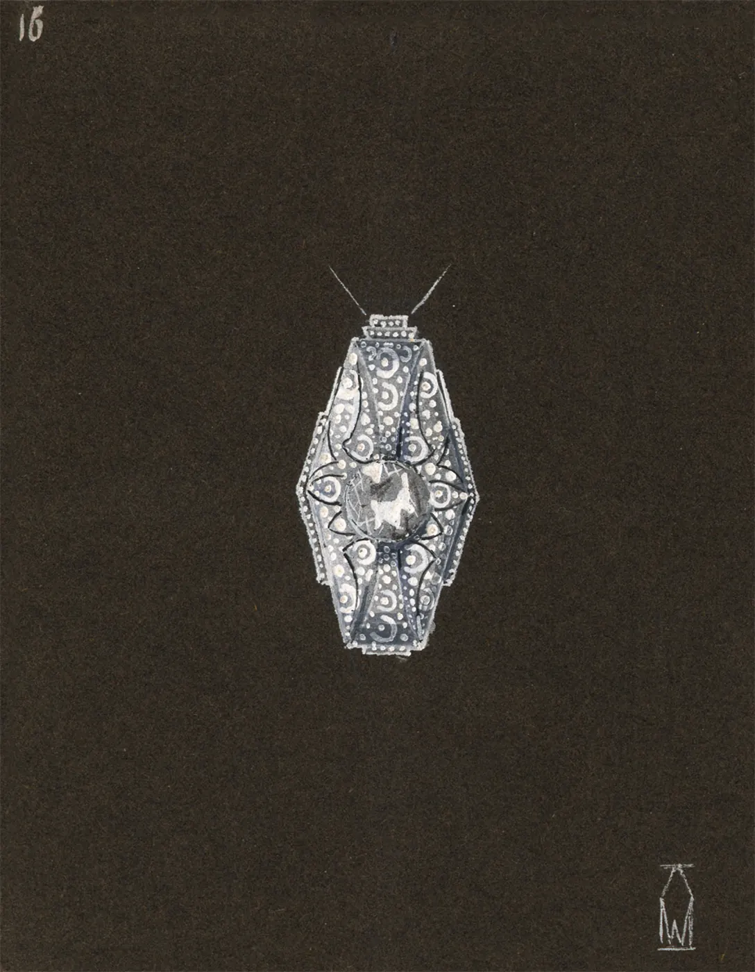 Brooch · Pearl & opal — N° 12