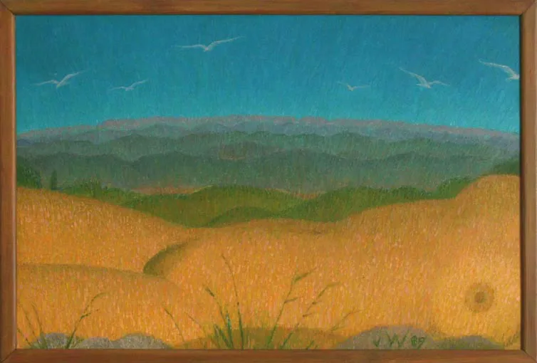 Za nu, 1989 – peinture de nu